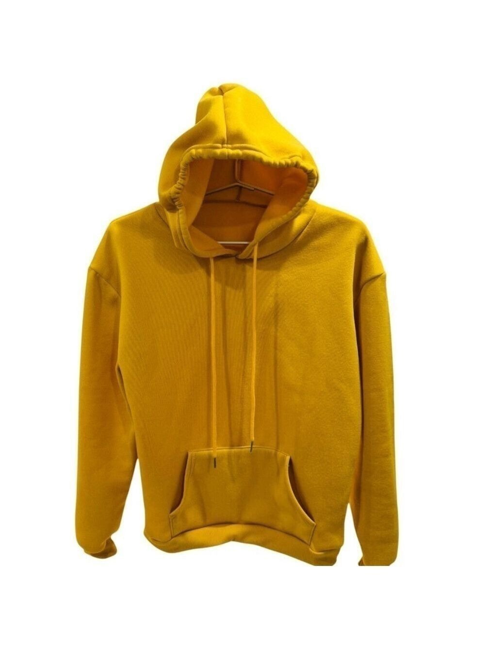 Shein Mustard Yellow Hoodie Sweatshirt Size Medium